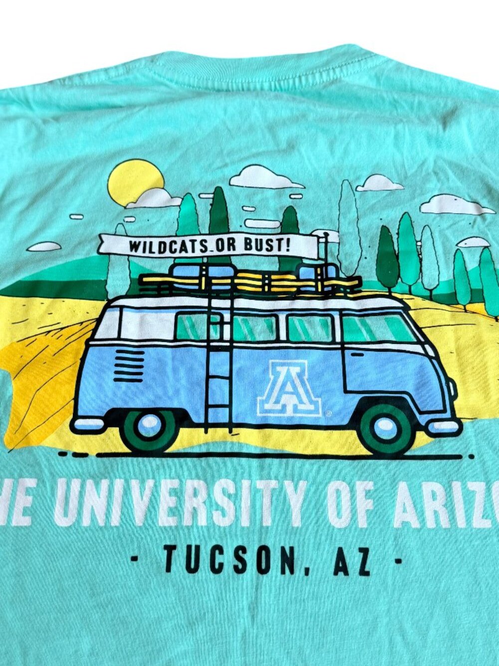 University of Arizona Wildcats Long Sleeve Shirt Top Stretch U of A Size Medium - Picture 7 of 13